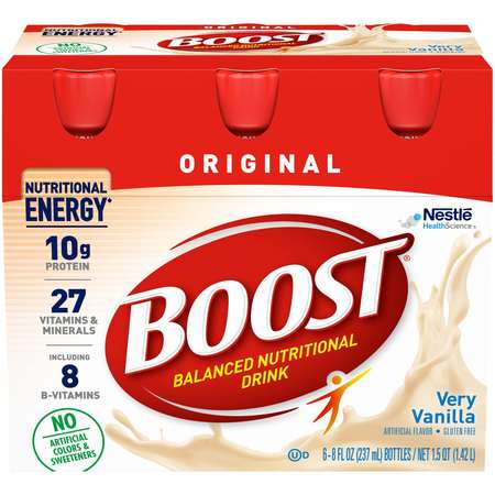 BOOST Boost Vanilla Ready To Drink Nutritional Beverage 8 fl. oz., PK24 00041679674369